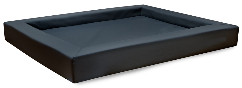 Hundebett Compact Kunstleder in Graphit